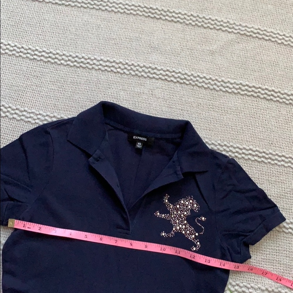 2/$10 🌸Express stretch Polo 🌸 - Picture 3 of 5